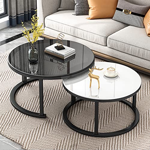 Table basse de salon moderne empilable pour optimiser les petits espaces - 4