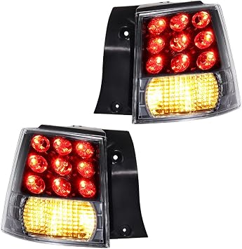 AMOPACORP 2pcs Tail Light Brake Stop Running Turn Signal Lamp Compatible with 2007-2013 Mitsubishi Outlander EX Driver Passenger Side