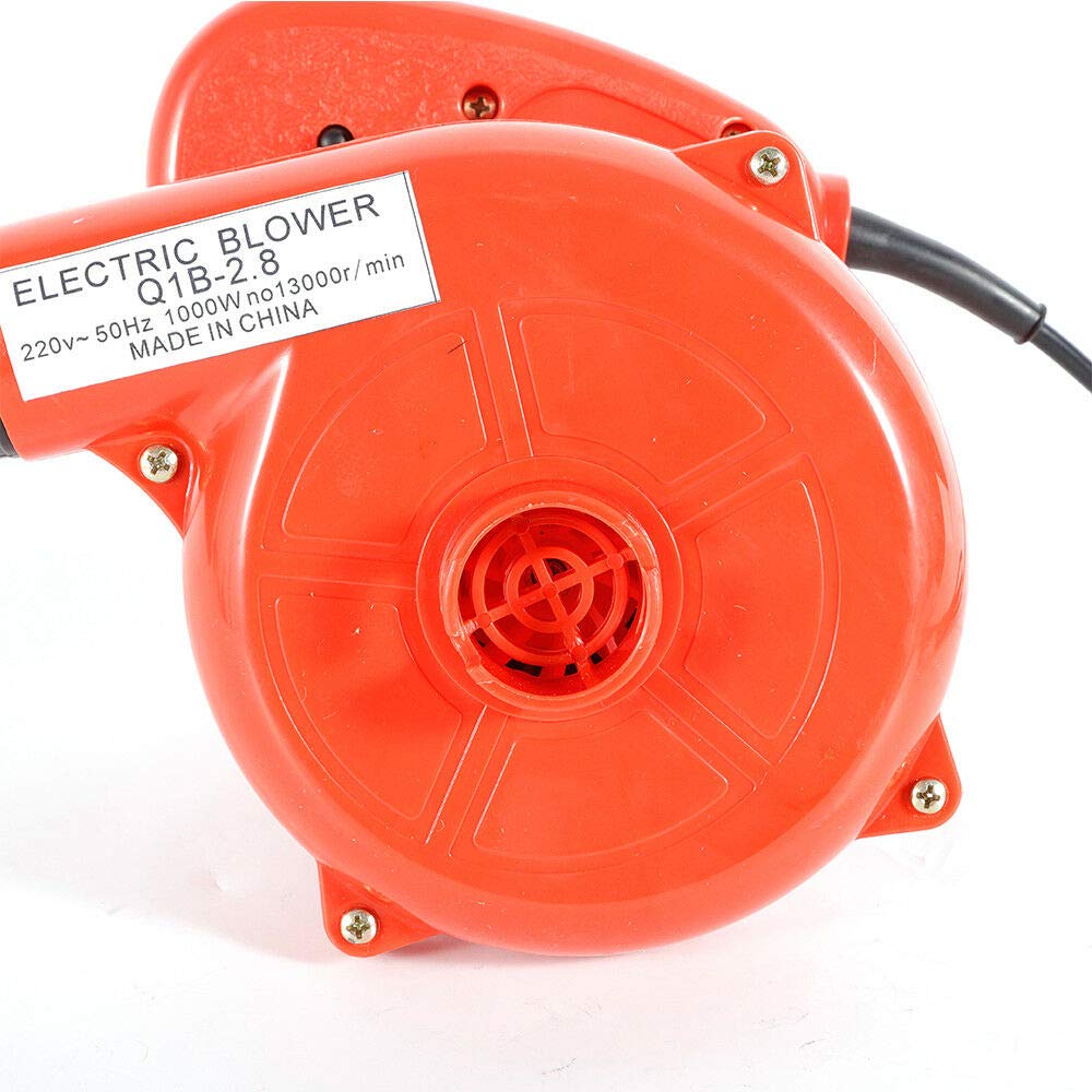 Elektryczny odkurzacz do liści, dmuchawa do liści, elektryczna dmuchawa powietrza, odkurzacz ręczny, odkurzacz samochodowy, komputer, odkurzacz ogrodowy, odkurzacz ogrodowy, dmuchawa ogrodowa, 1000 W