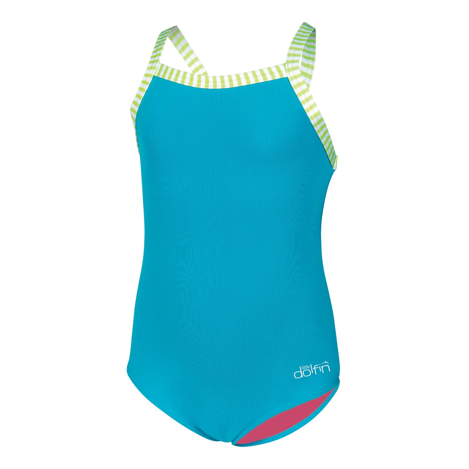 Dolfin Little Girls One Piece Swimsuit for Little Girls and Toddlers