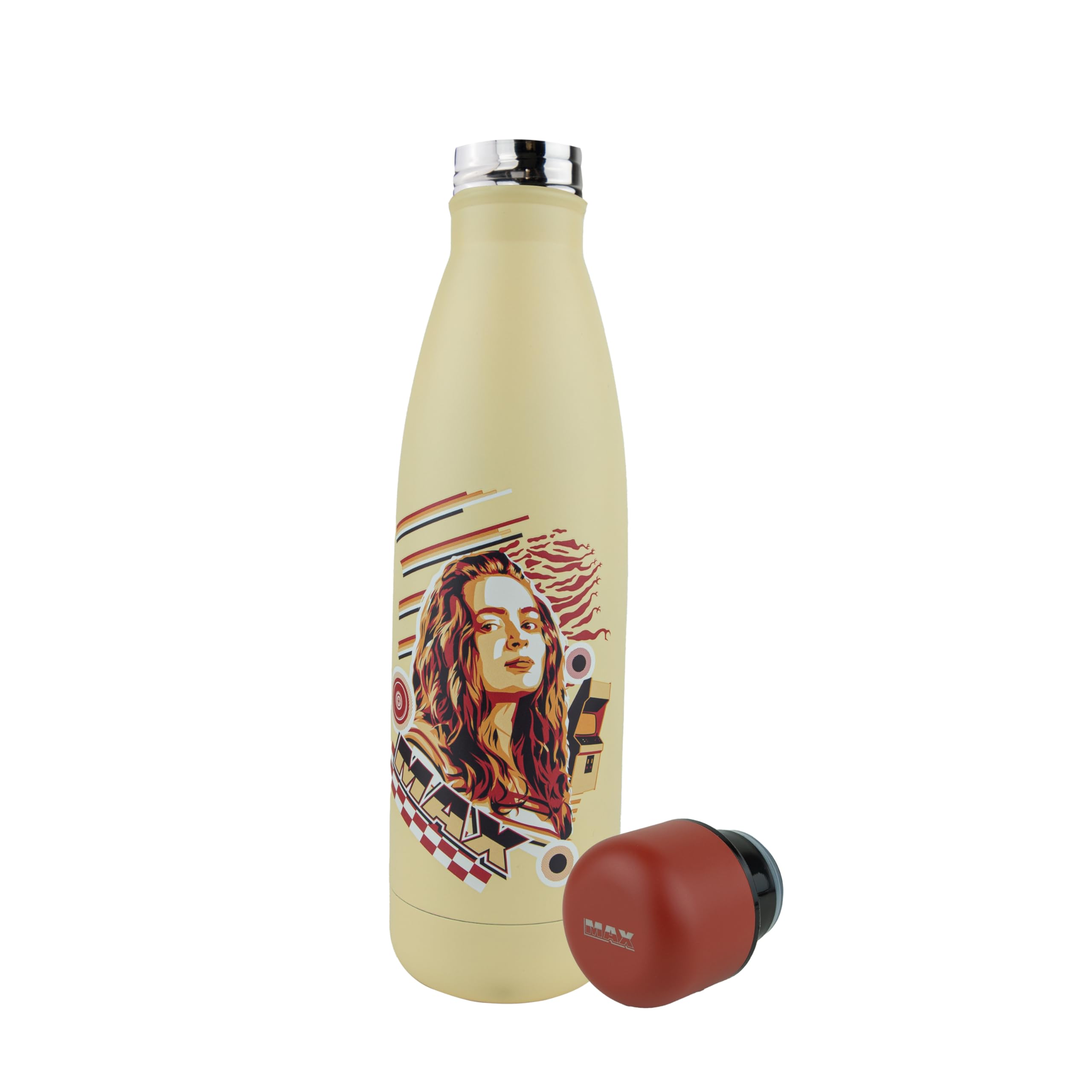 Cinereplicas Stranger Things Max Mayfield Insulated Water Bottle - 500ml - Officially Licensed
