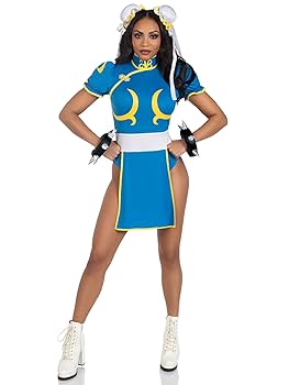 ストリートファイター　春麗　コスプレ　衣装　女性用細身Mサイズ相当 Amazon.co.jp: zyh-cosストリートファイター 春麗 コスプレ衣装