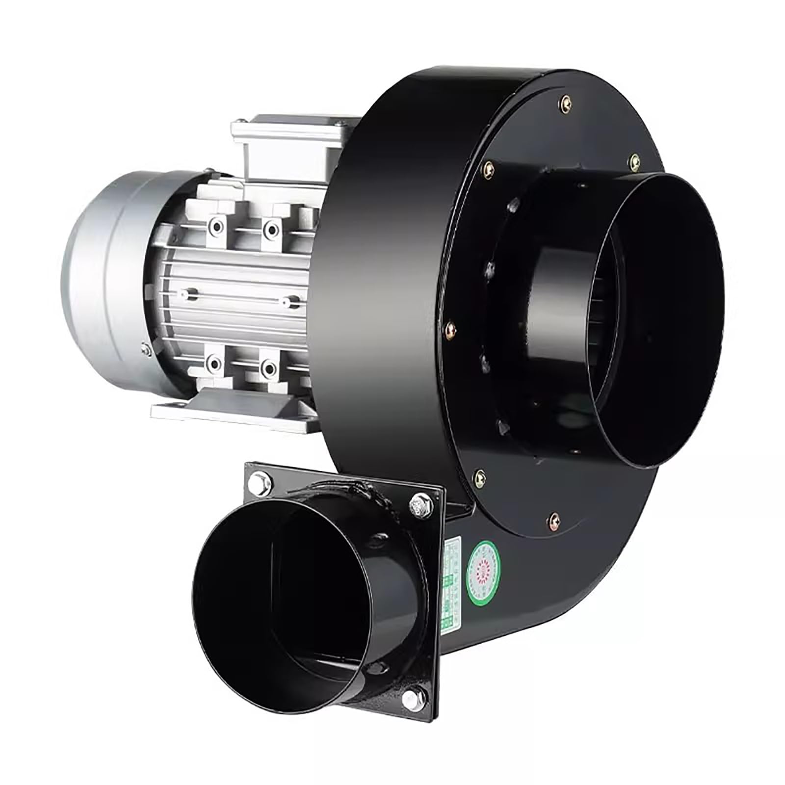 Soffiatore Centrifugo, Soffiatore a Bassa Rumorosità Soffiatore Industriale, Doppio Scopo di Aspirazione e Soffiaggio, Adatto per la Combustione di Caldaie, Ventilazione di Fabbrica(370*304*3