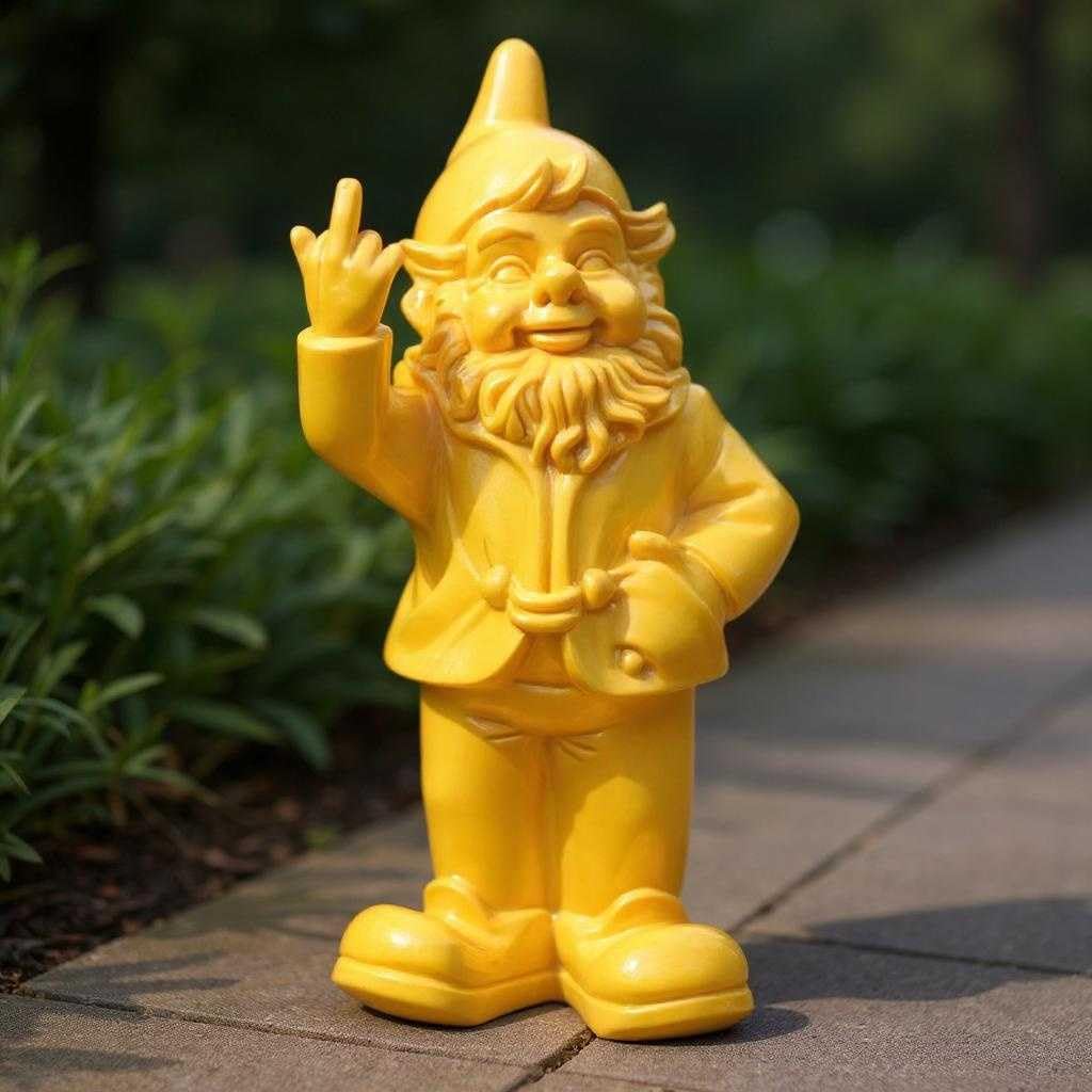 Stoobz PP 005FC Freche Garden Gnome Figures for Home and Garden