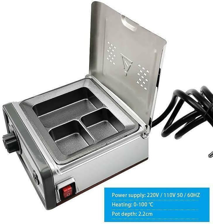 JT-15B Lab Digital 3-Well Analog Wax Heater Pot Melter Dipping Pot Melting