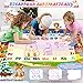 Toddler Toys Water Doodle Mat: 40 X 30 Inch Mess Free Coloring & Drawing Instant Drying Mat - Kids Learning Toys for Girls Age 3-5 Home Educational Activities - Birthday/Christmas Gifts for Girls Boys
