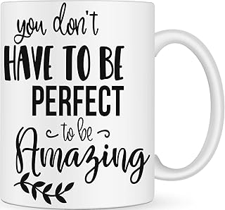 Amazing Supportive Motivational Quote Coffee Cup - Life Coach Personalised Mug Mindfulness Best Friend Gifts - Positive Affirmation Novelty Coffee Mugs For Women - Positive Thinking Inspirational Gift