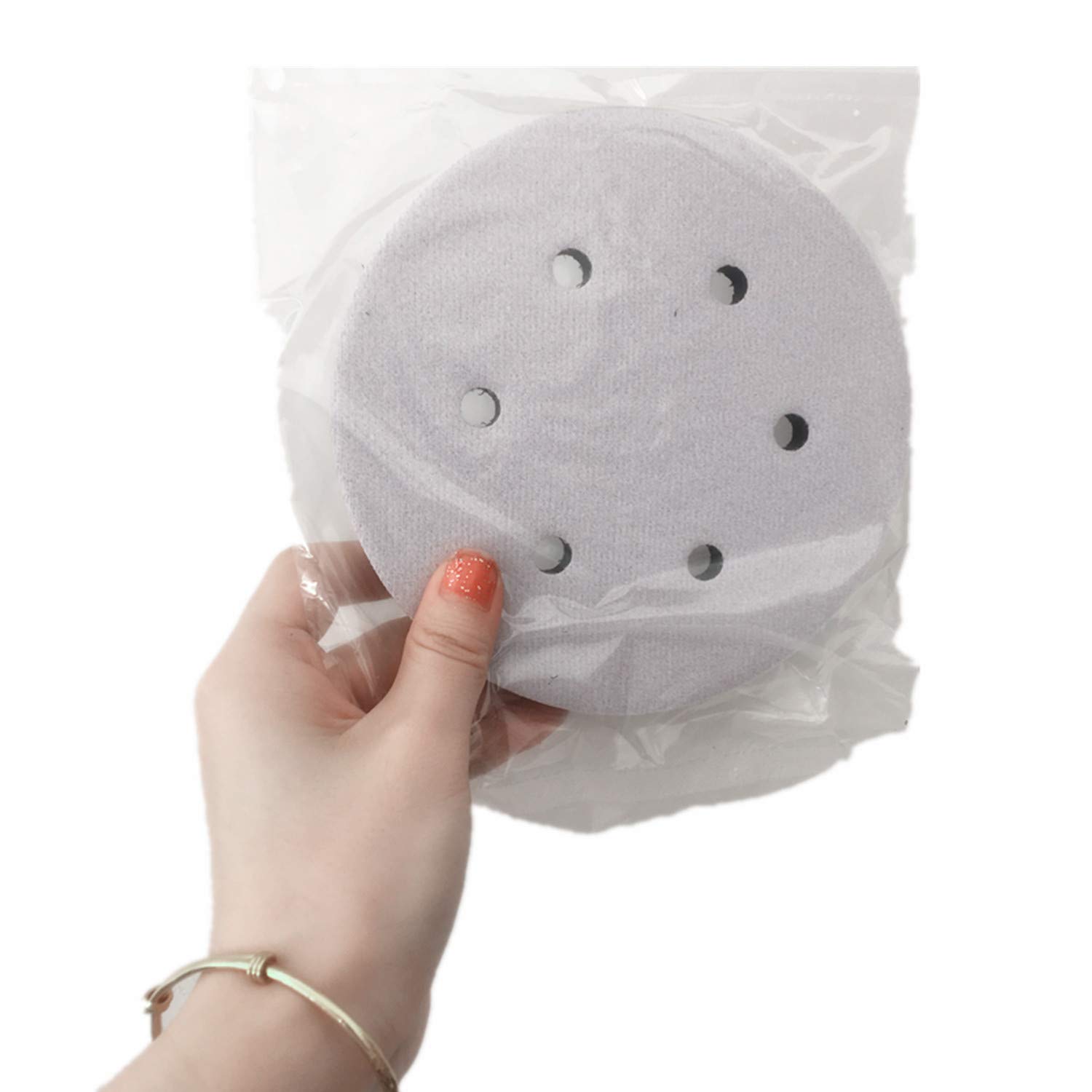 PPX miękka gąbka polerska, 150 mm średnicy Soft Buffer Interface poduszka Pad do płatków szlifierskich (6 otworów)