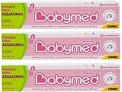 Pomada Babymed Assadura Bebê Pele Delicada Kit C/3 Menina…