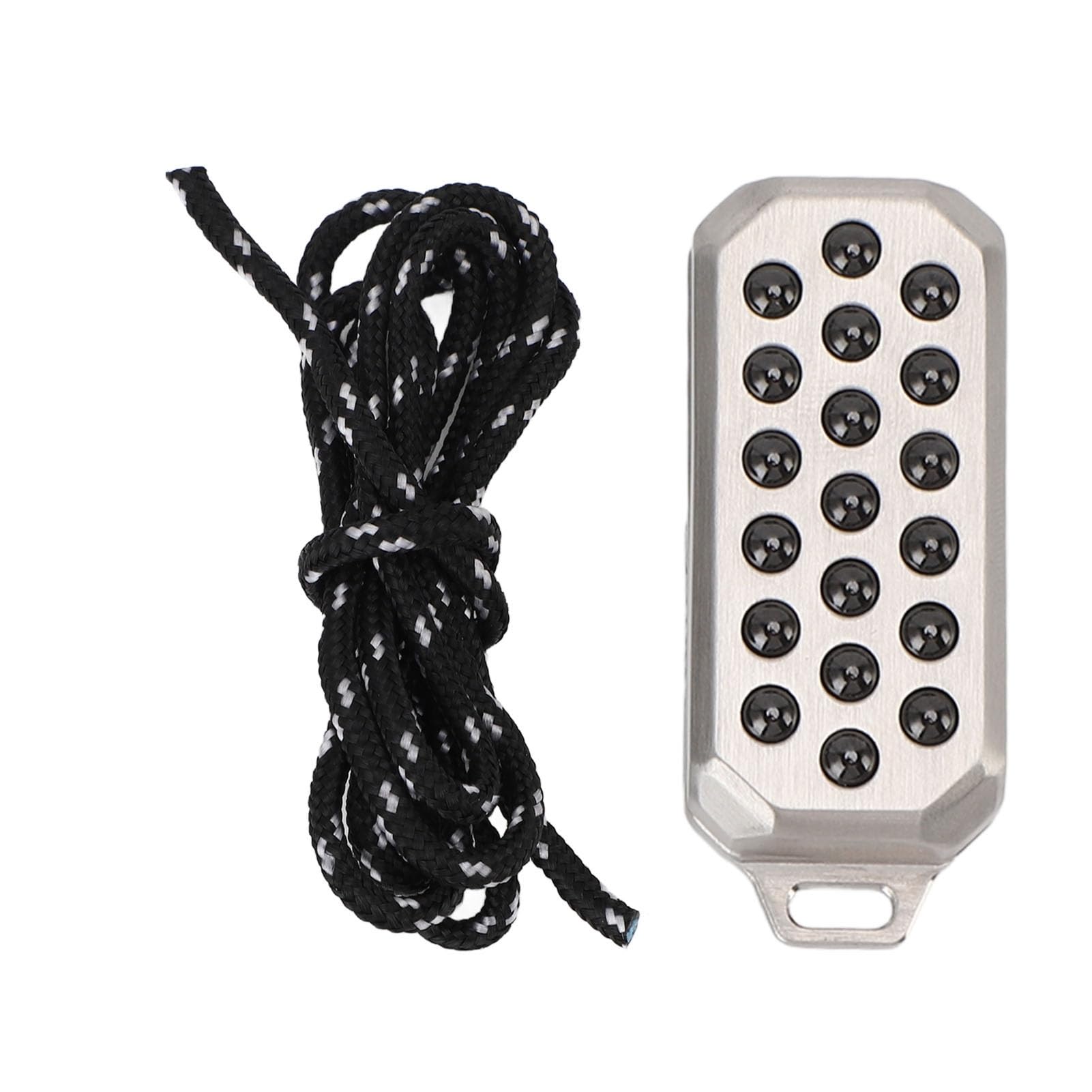 Fabater Giocattolo con Cursore per Carte Push Antistress in Acciaio Inossidabile per la Meditazione, Cursore a Mano Portatile per Viaggi/casa, Materiale in Acciaio Inossidabile 304