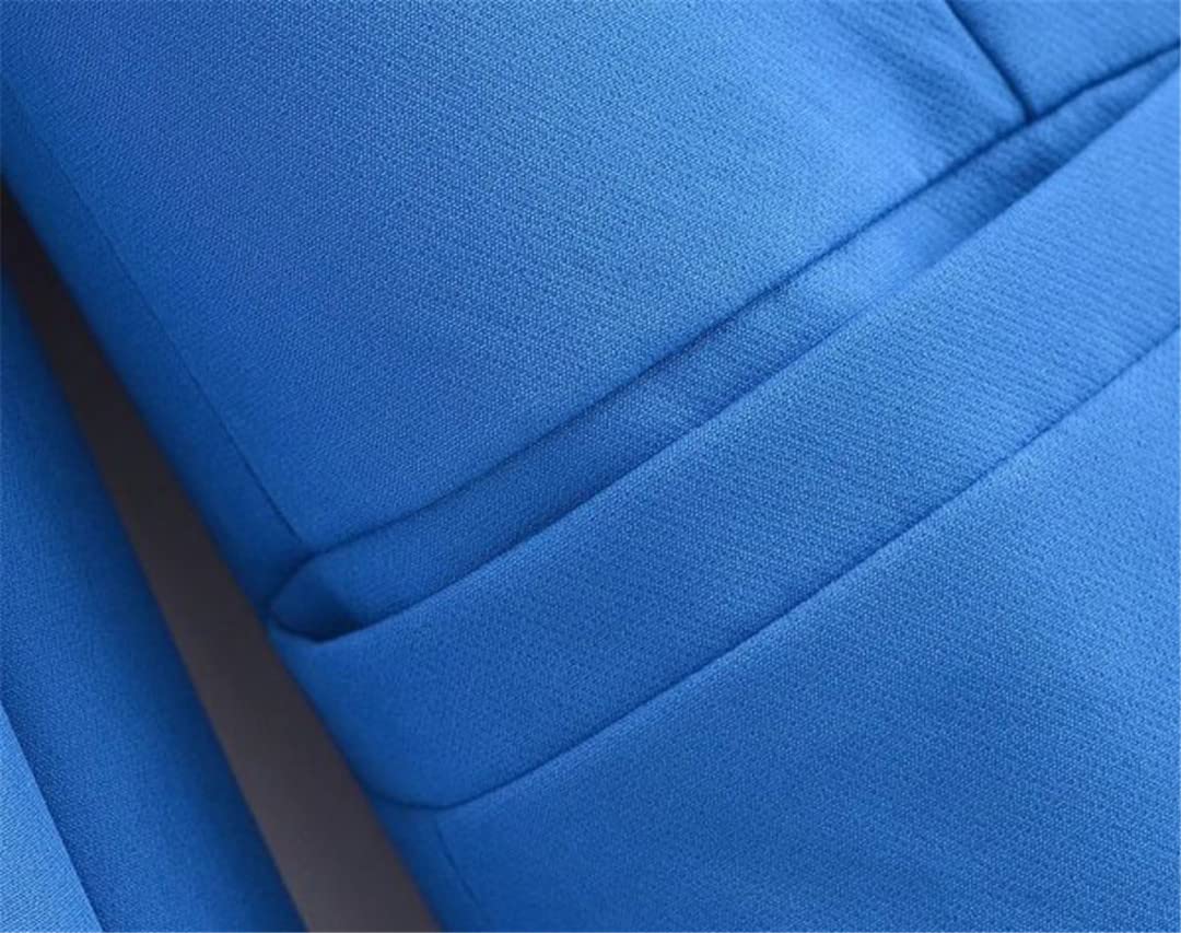 Conjunto de traje sólido para mujer, primavera, otoño, oficina, pantalones largos, pantalones ajustados con cinturón