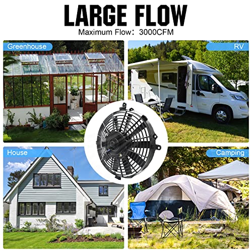 Pumplus 100 Watt Solar Powered Attic Fan System, Ventilator Gable Roof Vent Fan+100W Solar Panel, For Attic Or Greenhouse (Delivery In 2 Packages)… #TOP2