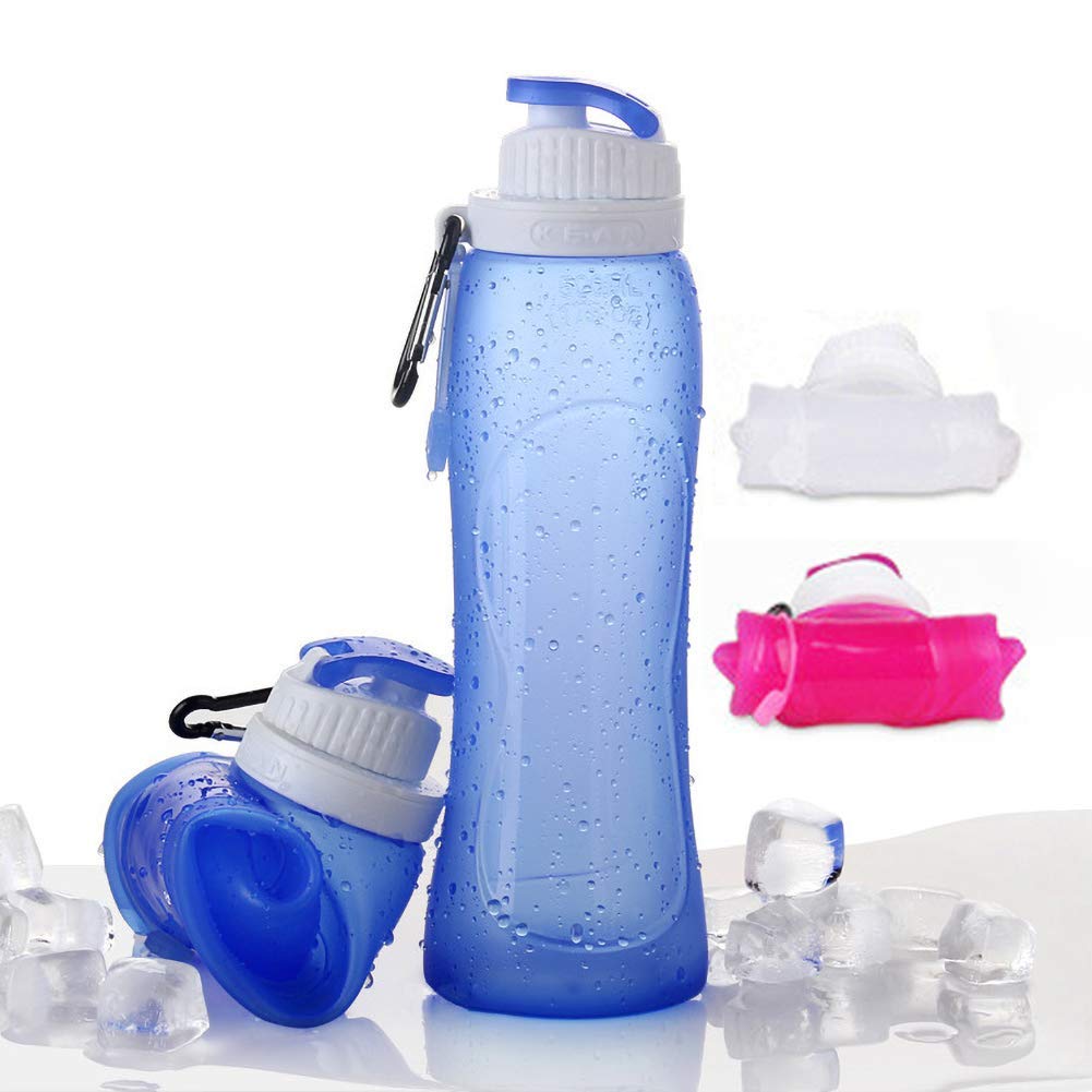 Buy Tritoall Collapsible Water Bottle Foldable Silicone Leak Proof