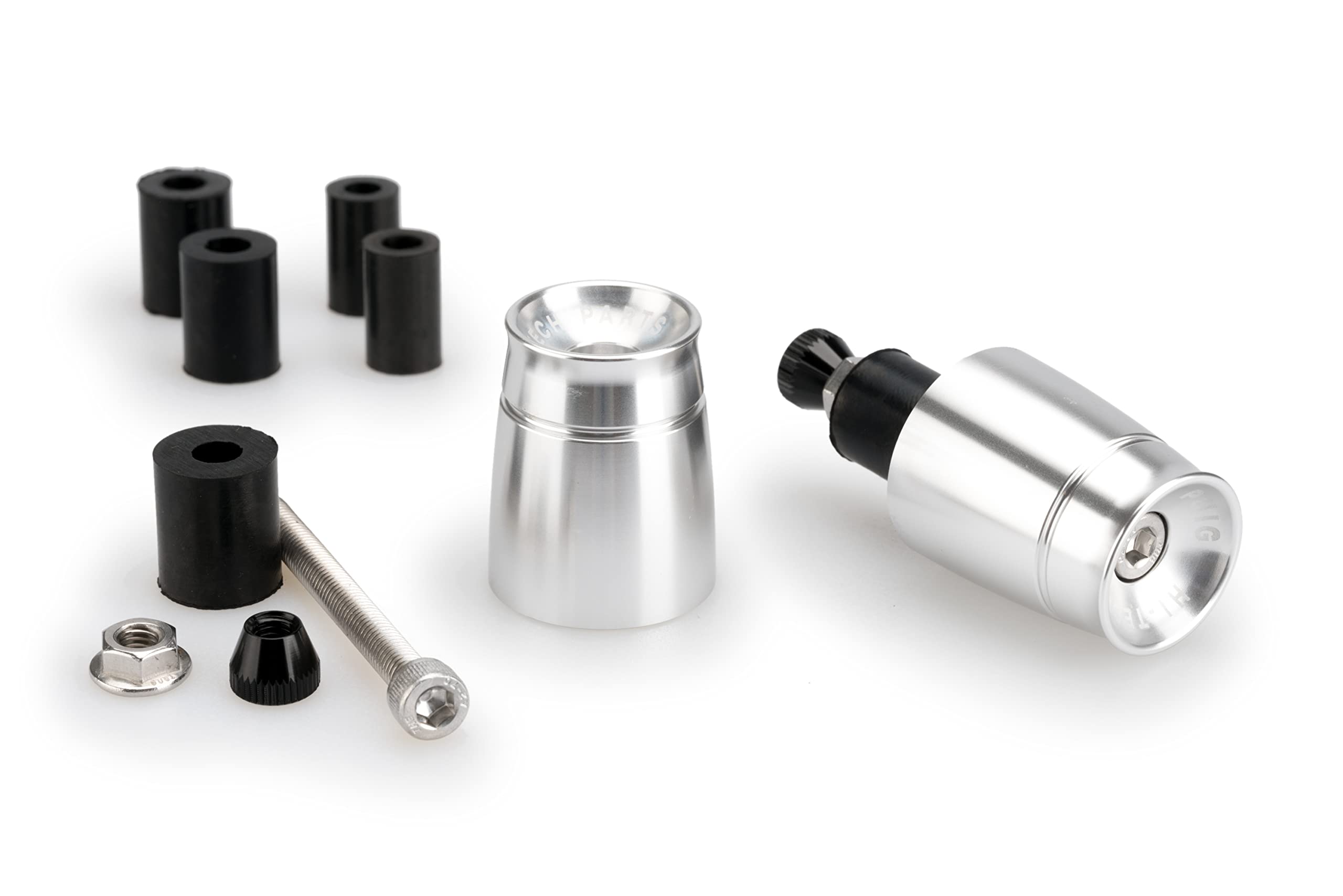 Puig Silver Sport Bar Ends Ducati Scrambler 1100 2018-2020