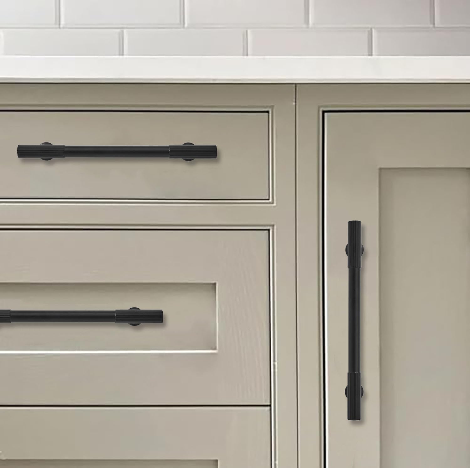 KHTUMEWARE-80302 Matte Black Appliance Pulls CTC 12 in (305 mm) in Matte Black — KHTUMEWARE