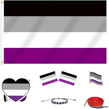 PRIDE 3x5 FT ACE Asexual Flag