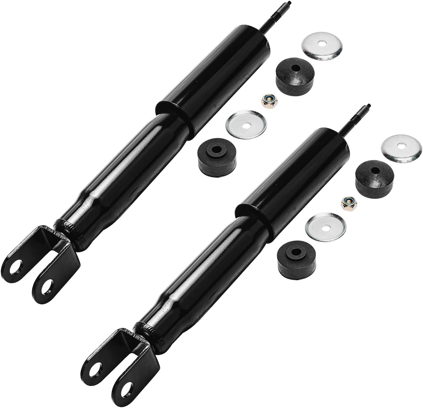 Detroit Axle - Front Shock Absorbers for Chevrolet Silverado GMC Sierra Suburban Yukon XL 1500 Tahoe Avalanche, 2pc Shock Absorbers Assembly Replacement