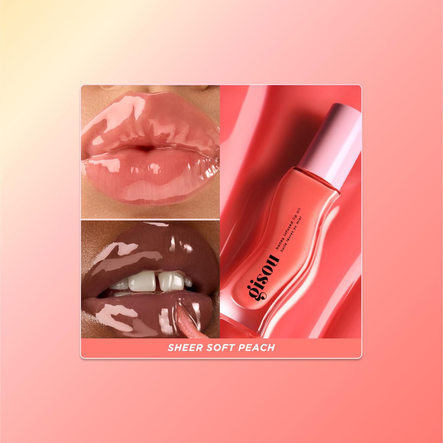 Amazon.com : Gisou Honey Infused Lip Oils Gloss Hour Edition
