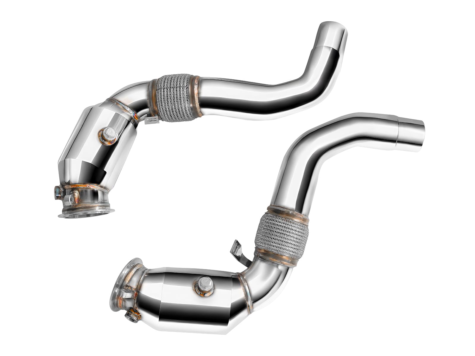 fmic.eu PERFORMANCE Downpipe do BMW F15 F16 X5 50ix X6 4.0 4.4L N63B 2015- sportowy układ wydechowy wydech nierdzewny