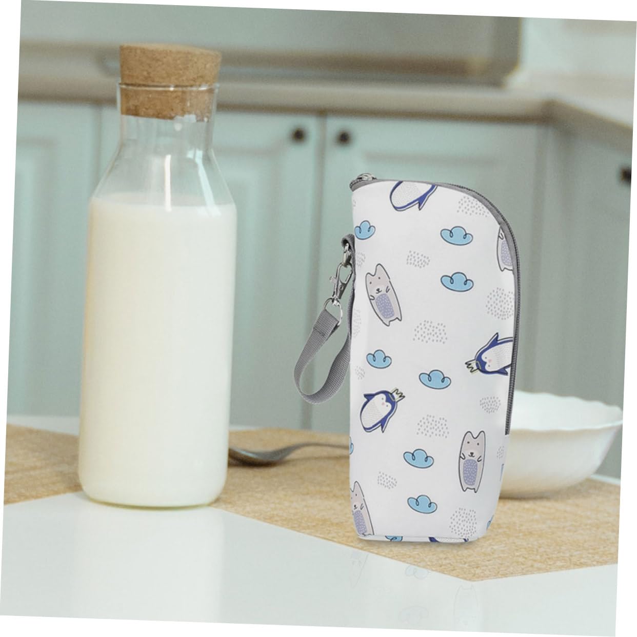 VICASKY 6piezas Bolsa Aislante para Biberones Termo Portátil De Almacenamiento para Alimentos De Resistente Al Agua y Ligero para Nuevos Padres