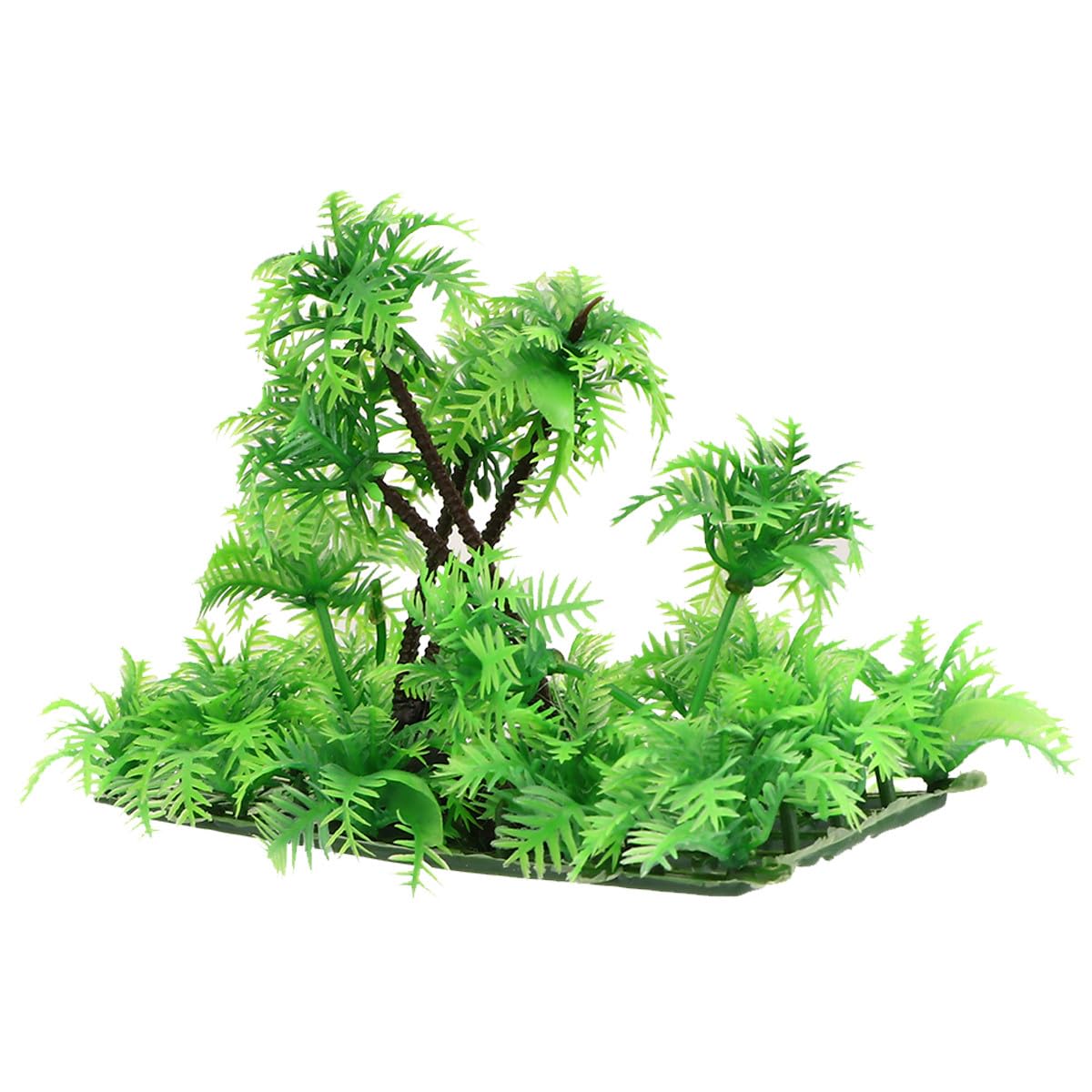Artificial Aquarium Coconut Tree Plastic Plants Fish Tank Decorations Underwater Green Simulation Landscape Ornament for Fish and Aquatic
