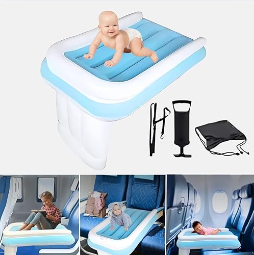 Miniatura 2 de Cama portátil de avión para niños pequeños para vuelos cómodos, cama de avión esencial para niños pequeños, compañero de viaje perfecto para niños