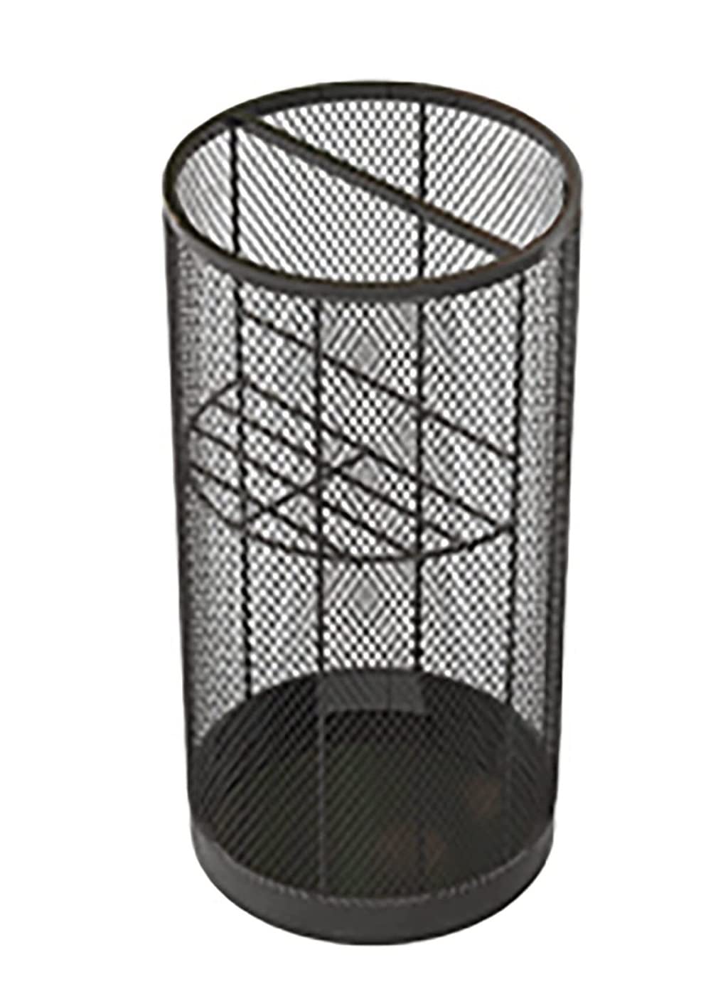 Porte-parapluie métallique rond portable noir bleu support pour parapluie
