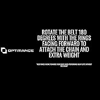 Vista 7 de Cinturón de levantamiento de pesas multiusos 2 en 1 y cinturón de inmersión con peso, ejercicio funcional, entrenamiento de fuerza, levantamiento