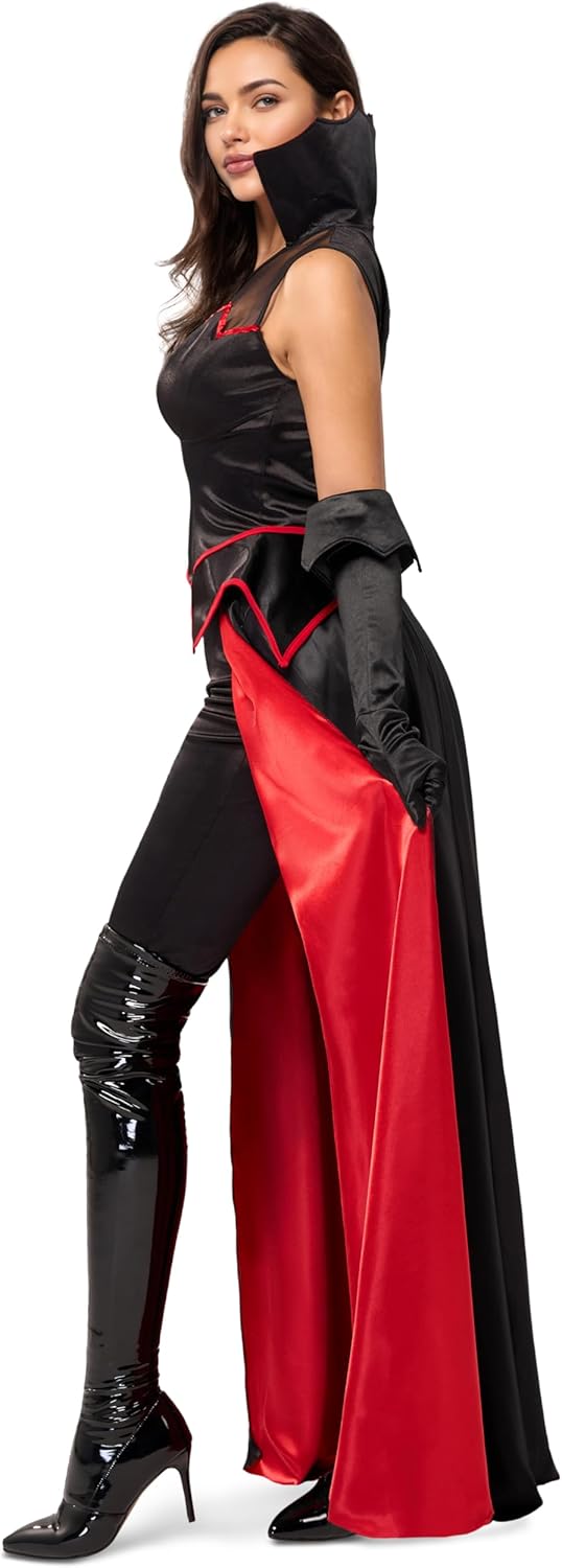 Spooktacular Creations Halloween Vampire Costume Women Dress, Adult Womens Vampire Costume for Halloween Dress Up Parties - Image 5