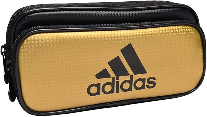 Amazon アディダス Adidas 筆箱 ソフト ペンケース 子供 キッズ 小学生 男の子 エナメル 筆記用具 大容量 シンプル 合皮 ロゴ スポーツブランド Gd 金黒 ペンケース 文房具 オフィス用品