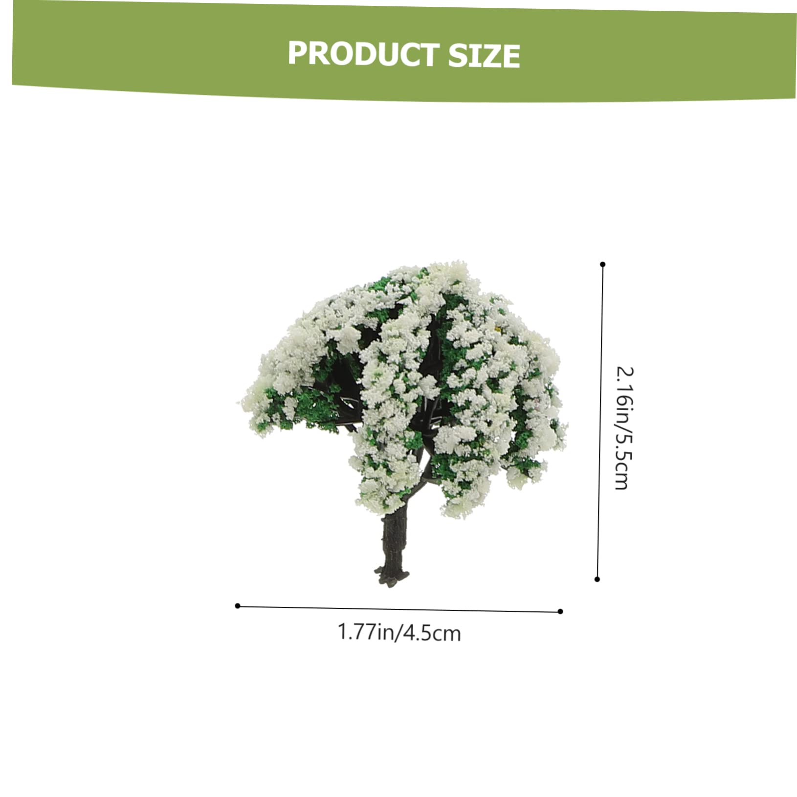 YARNOW 120 Piezas Árbol Modelo De Caja De Arena Maqueta De Ferrocarril Paisaje Árbol Mini Árbol Modelo Árbol De Escala Árbol De Diorama De Plástico El Plastico Miniatura Sala De Juguetes