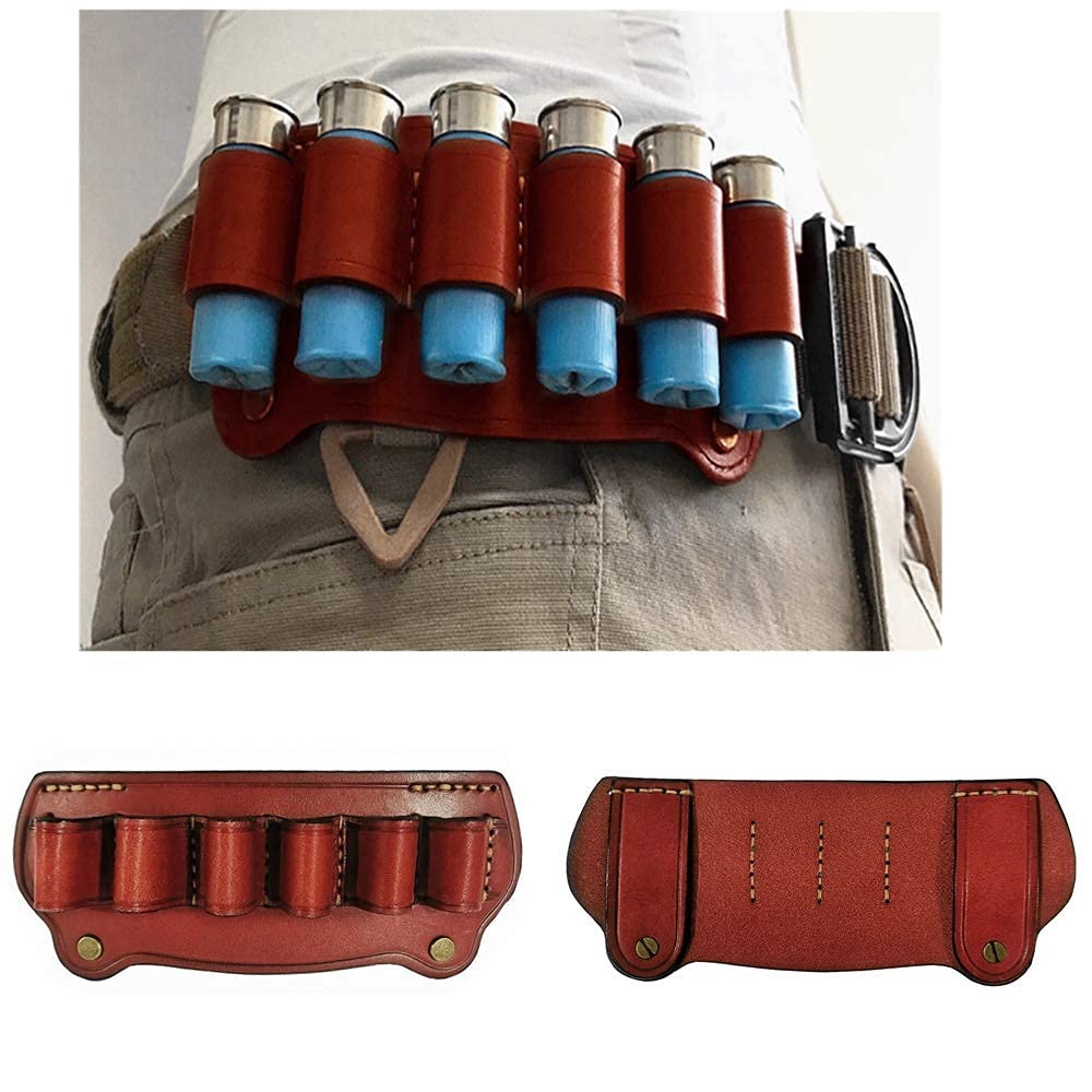 Amazon | タクティカルカウハイドレザーハンティングライフルマガジン