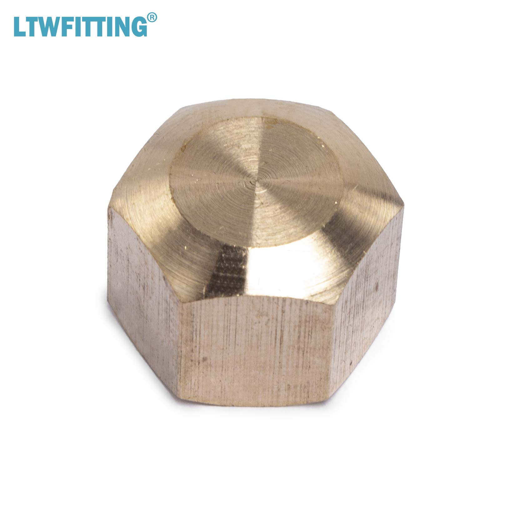 LTWFITTING Lot de 500 bouchons de valve d'arrêt en laiton de 1,27 cm