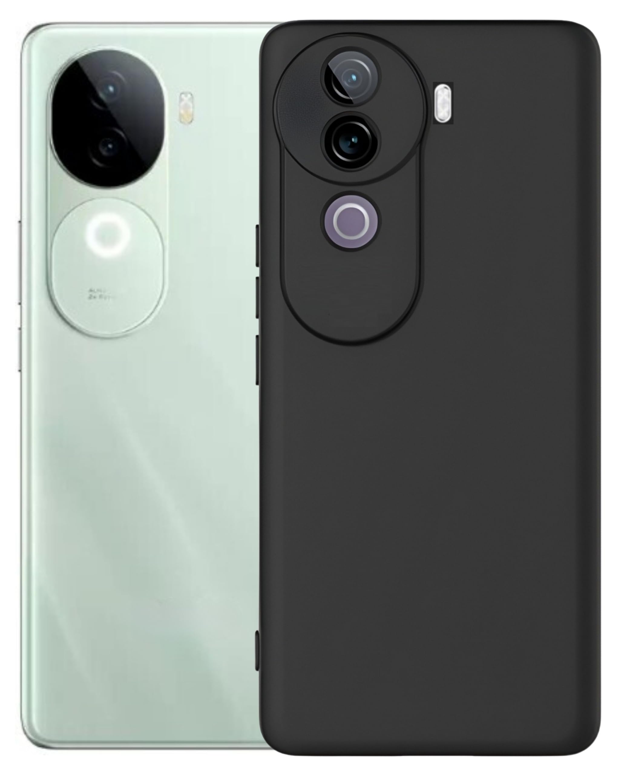 SPAZY CASE® Vivo V40E 5G / iQOO Z9s 5G Back Cover | Soft Silicone Slim Back Case Cover for Vivo V40E 5G / iQOO Z9s 5G - Black (B0DFC53C3D) Amazon Price History, Amazon Price Tracker