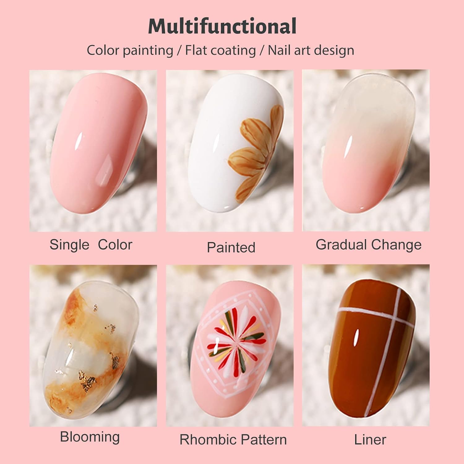 SAVILAND Solid Cream Gel Nail Polish - 3 in 1 Pudding Gel Polish, Nail Art Gel Paint, Nail Art Polish for Nail Design, Suit for Professional Nail Salon, Nail Starter