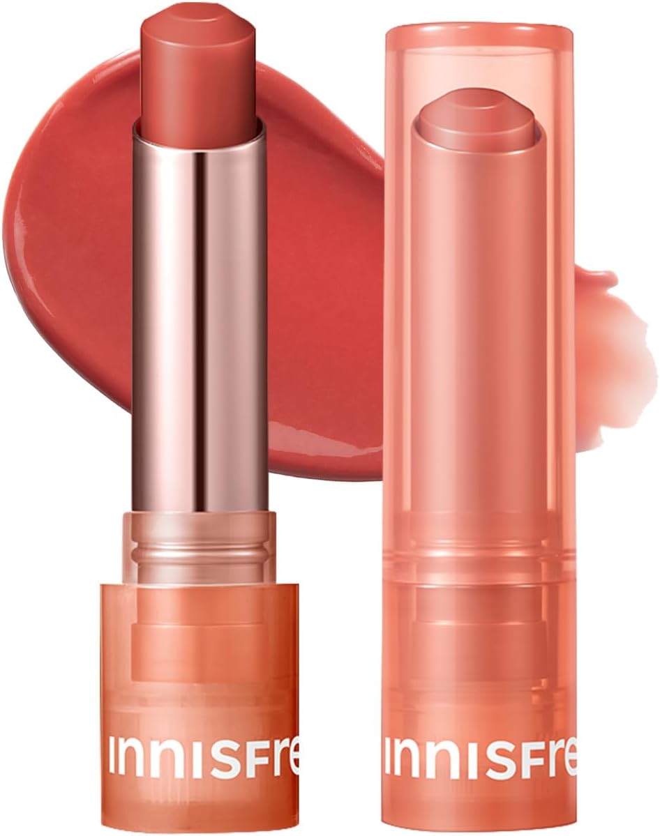 Innisfree Dewy Tint Lip Balm - Love Beige 3.2g with Hyaluronic Acid, Korean Beauty