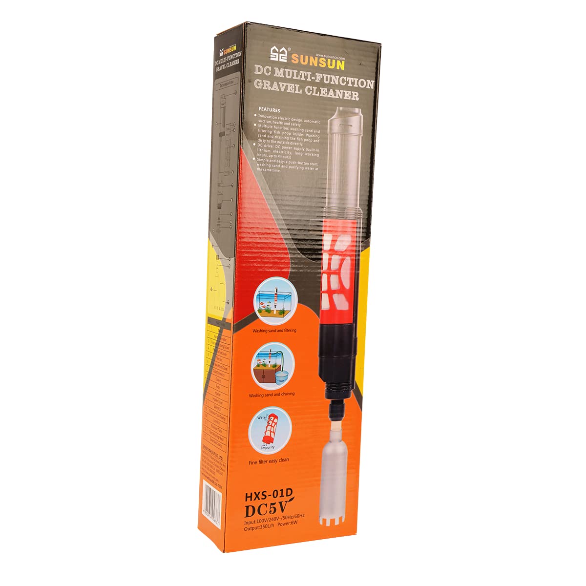 Sunsun DC Multi-Function Gravel Cleaner DC5V HXS-01D