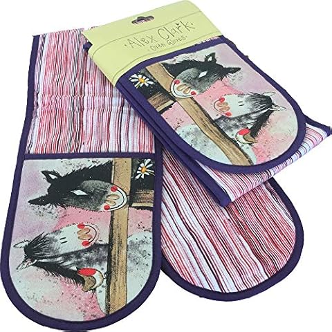 ALEX CLARK Cotton Double Oven Gloves Cover
