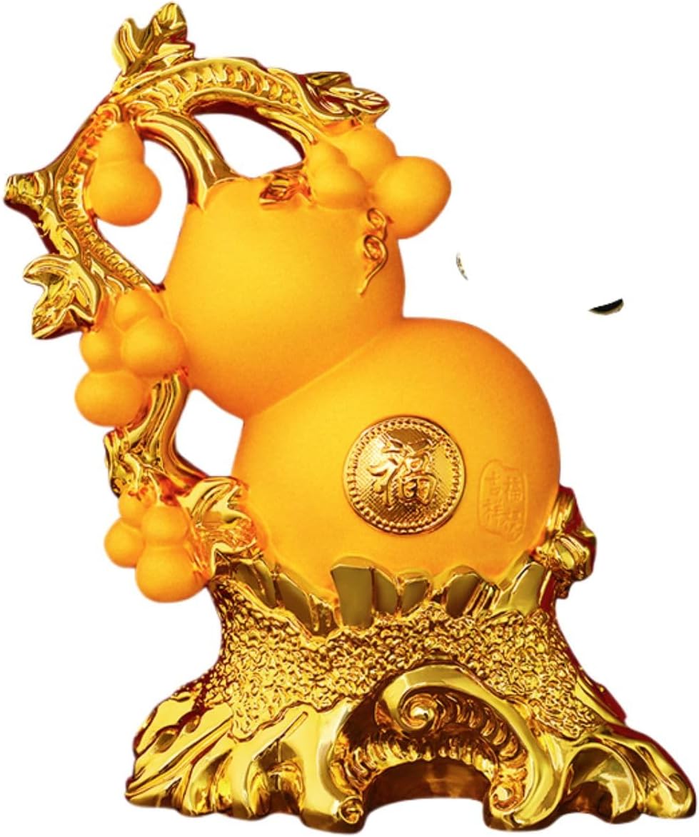 葫芦 Pure Copper Gourd Retro Home Decor Tabletop 存钱罐 Piggy Banks Best Birthday Gifts Home Decoration 摆件 Feng Shui Figurine Home Office Decor Chinese Gifts 大人客厅创意只进不出储蓄罐可进可出2025新款 8415