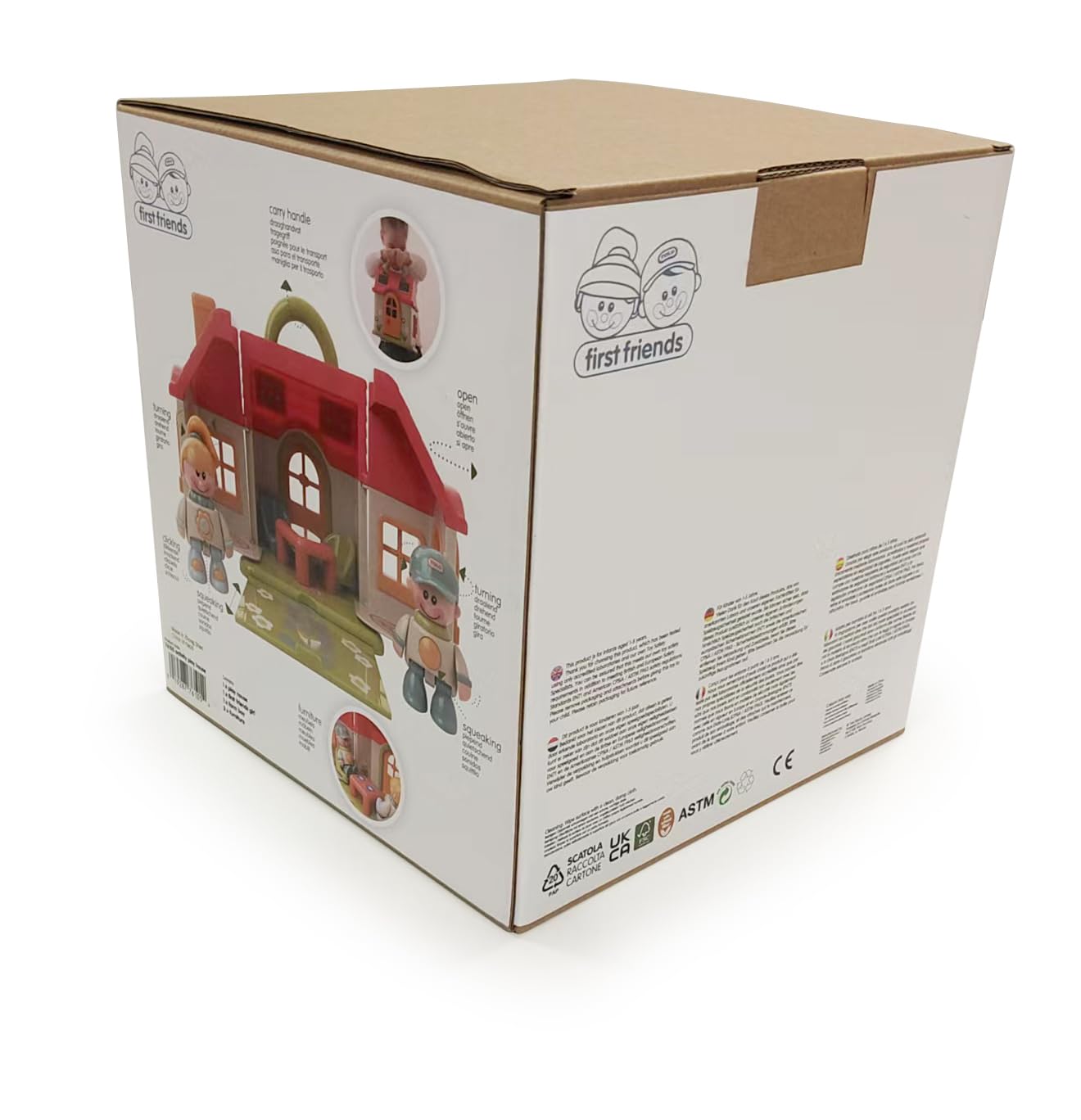 Tolo Spielzeug Bauernhof First Friends Farm House - nachhaltiges Lernspielzeug.
