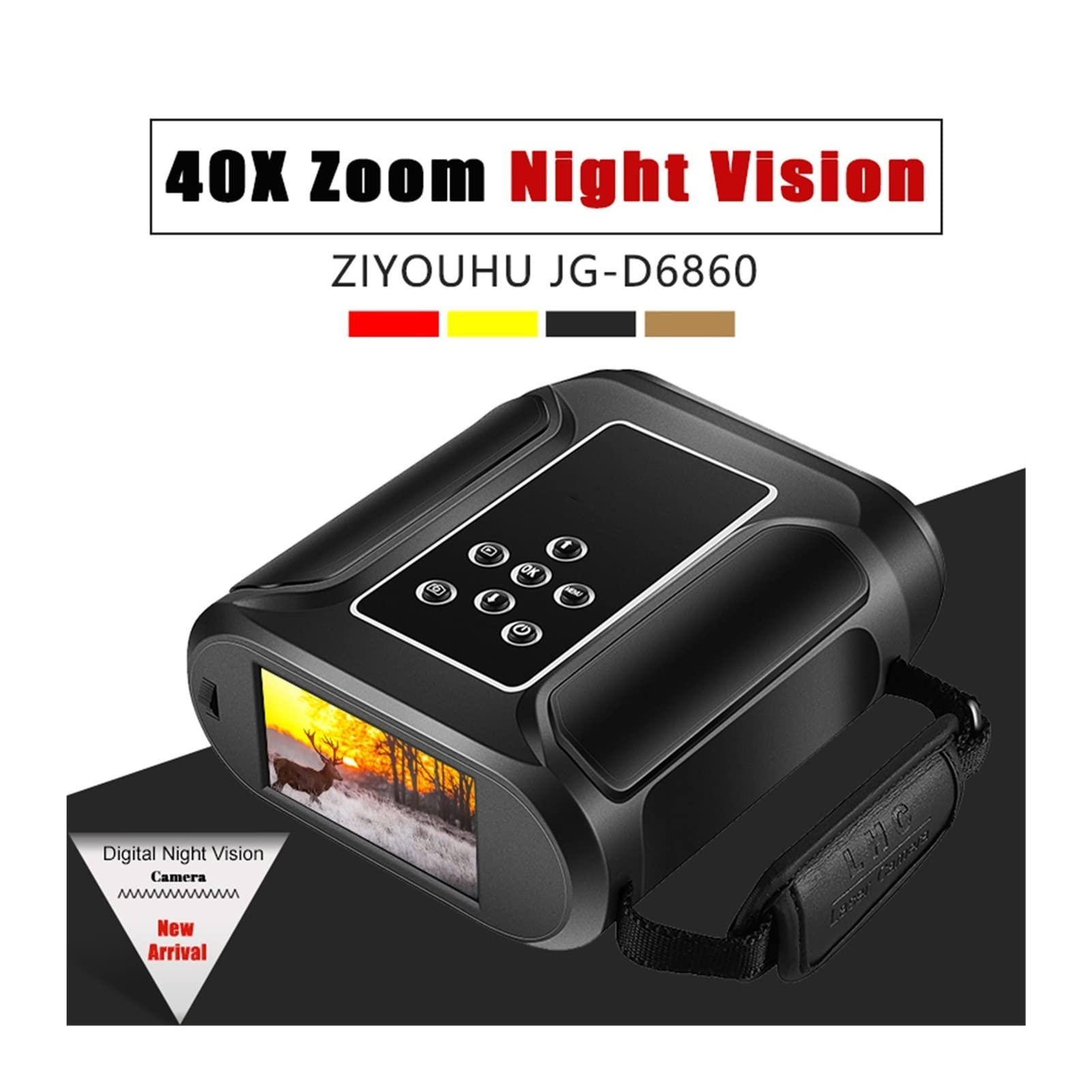 Amazon.co.jp: 長距離40倍ズームデジタルナイトビジョンHDカメラ