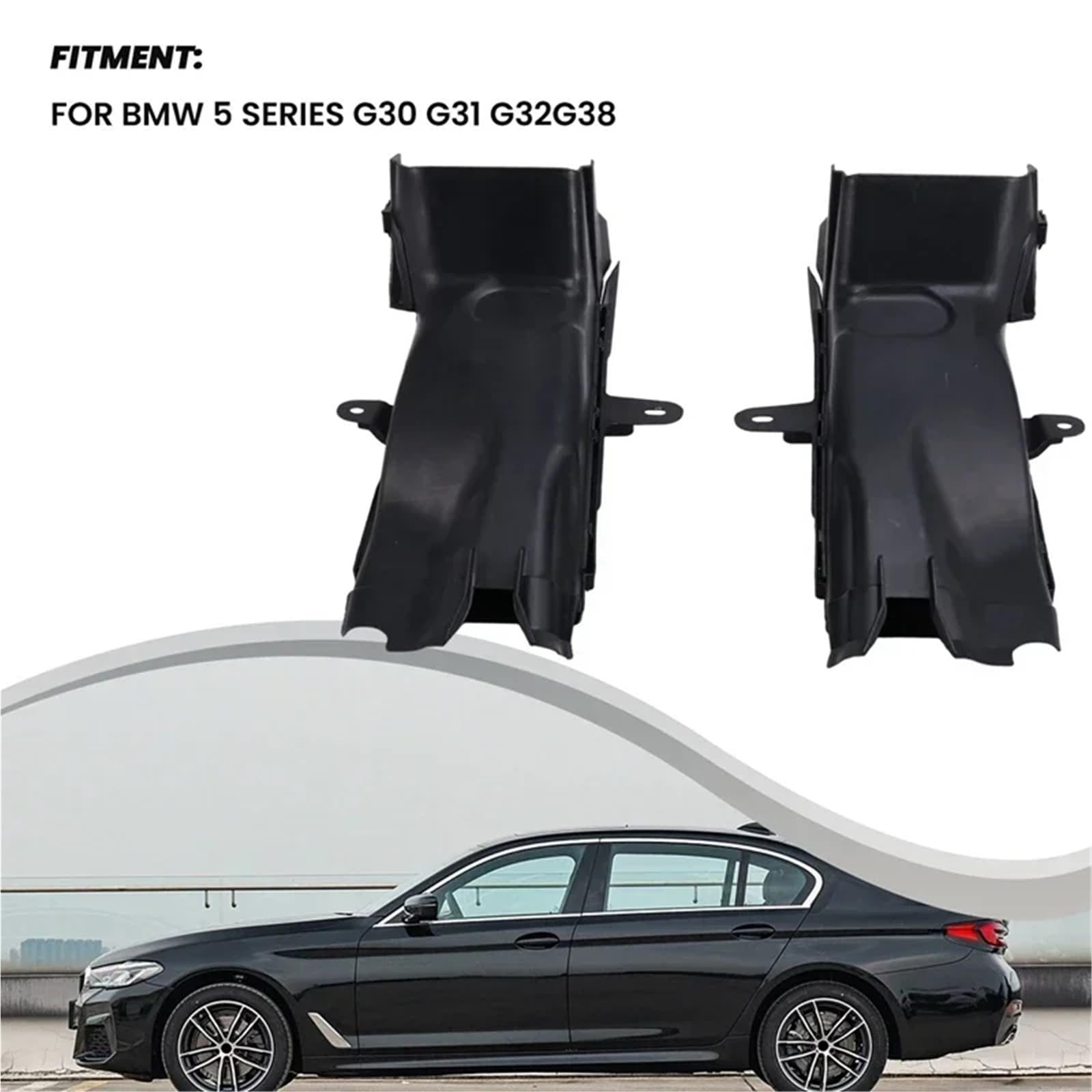 rura hamulcowa OE: 51747383851 51747383852 Pasuje do BMW serii 5 G30 G31 G32 G38 Przedni kanał powietrzny hamulca(51747383851 L)
