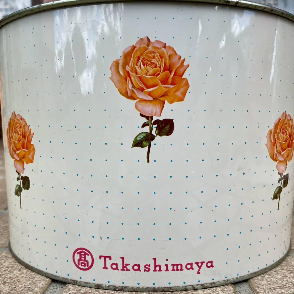 Amazon.co.jp: 納戸整理レトロ ヴィンテージ□薔薇のマークの高島屋の