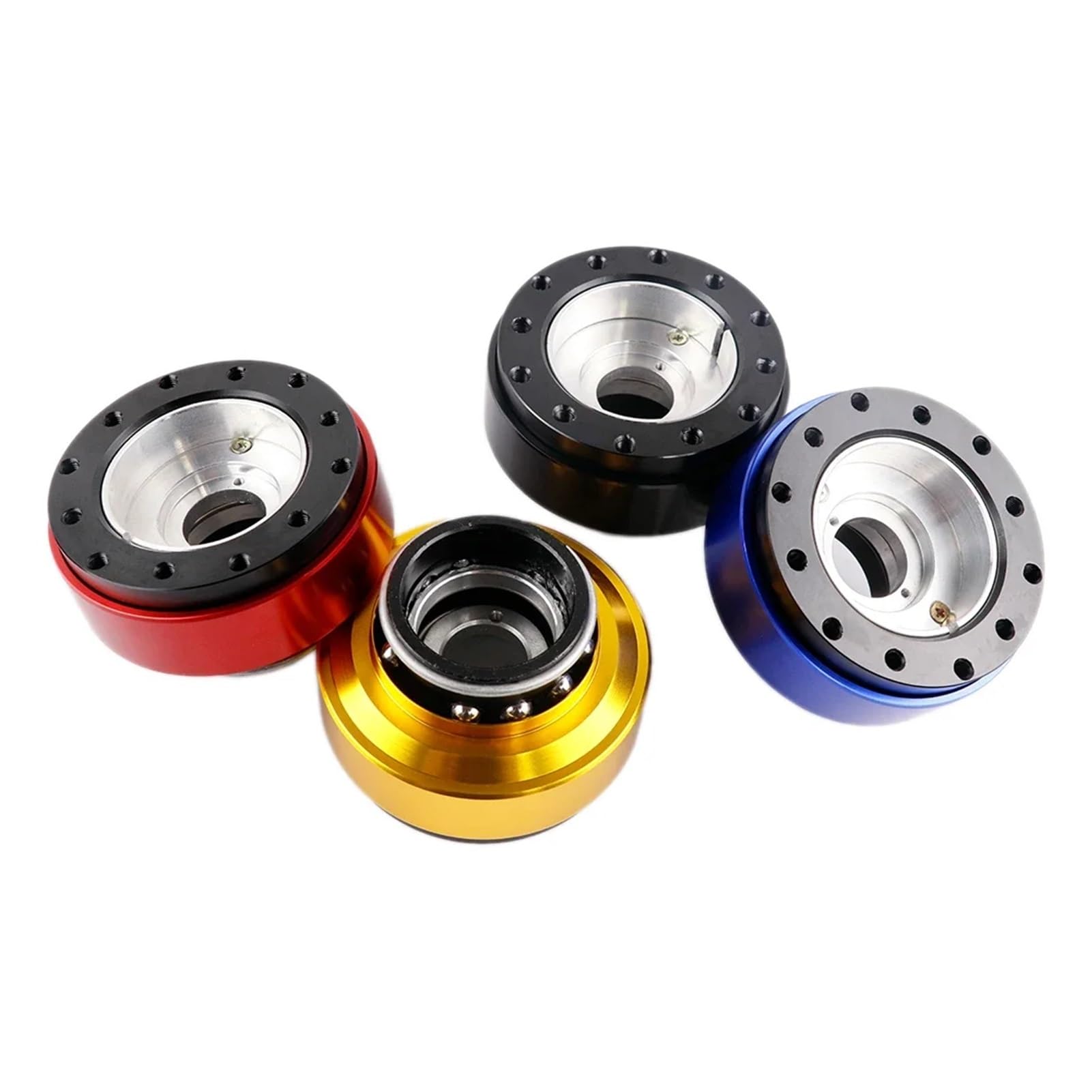 Adaptateur de volant à démontage rapide for simulateur de course automobile, for SIMAGIC M10 A MOZA R21 R16 R9 R5 Euro Truck (rouge)(Black)