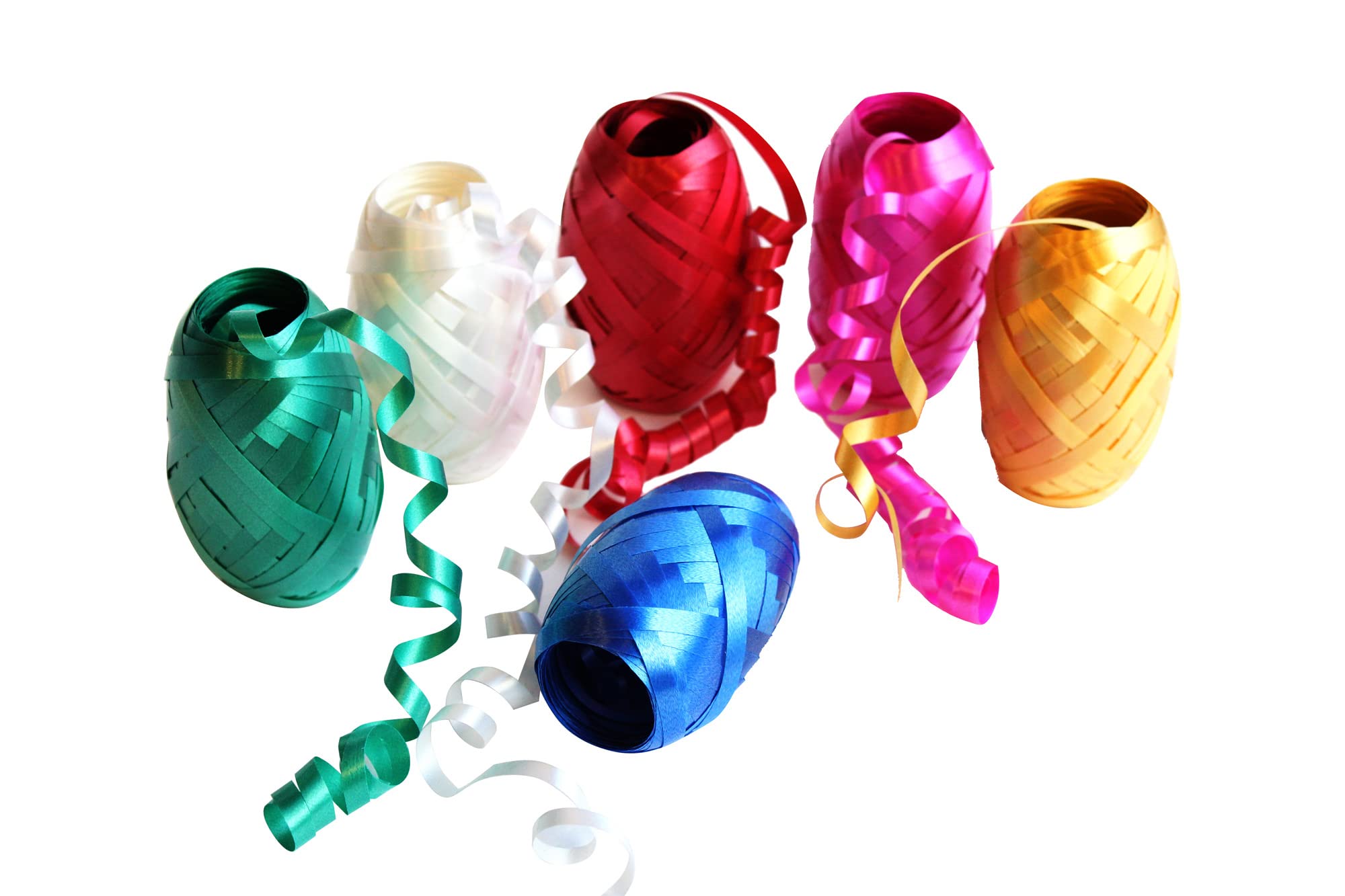 Bright Ideas Ribbons Curling 20m Assorted Ref BI0138 [Pack 6]