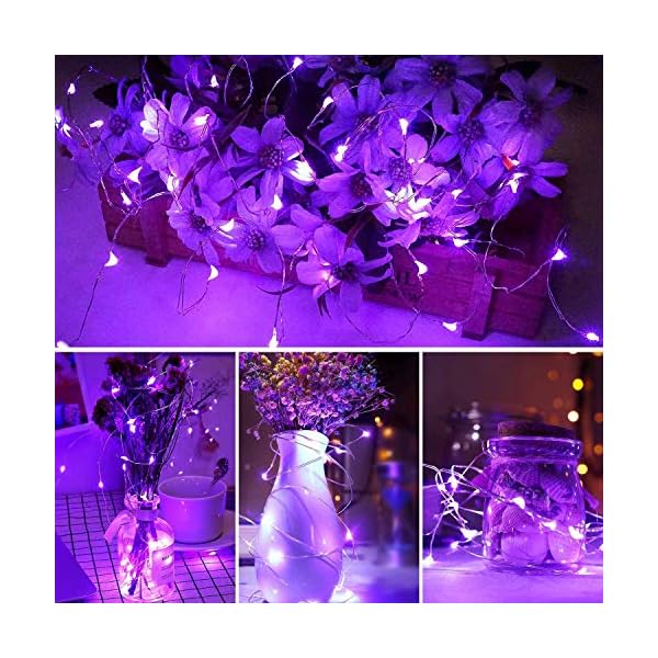 Anjaylia led fairy lights battery operated string lights christmas lights - image 6