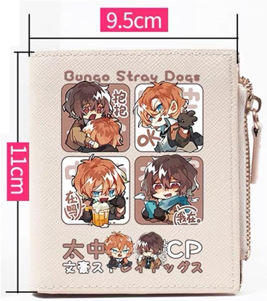 Amazon.co.jp: 文豪ストレイドッグス 財布 太宰治 中原中也 二つ折り