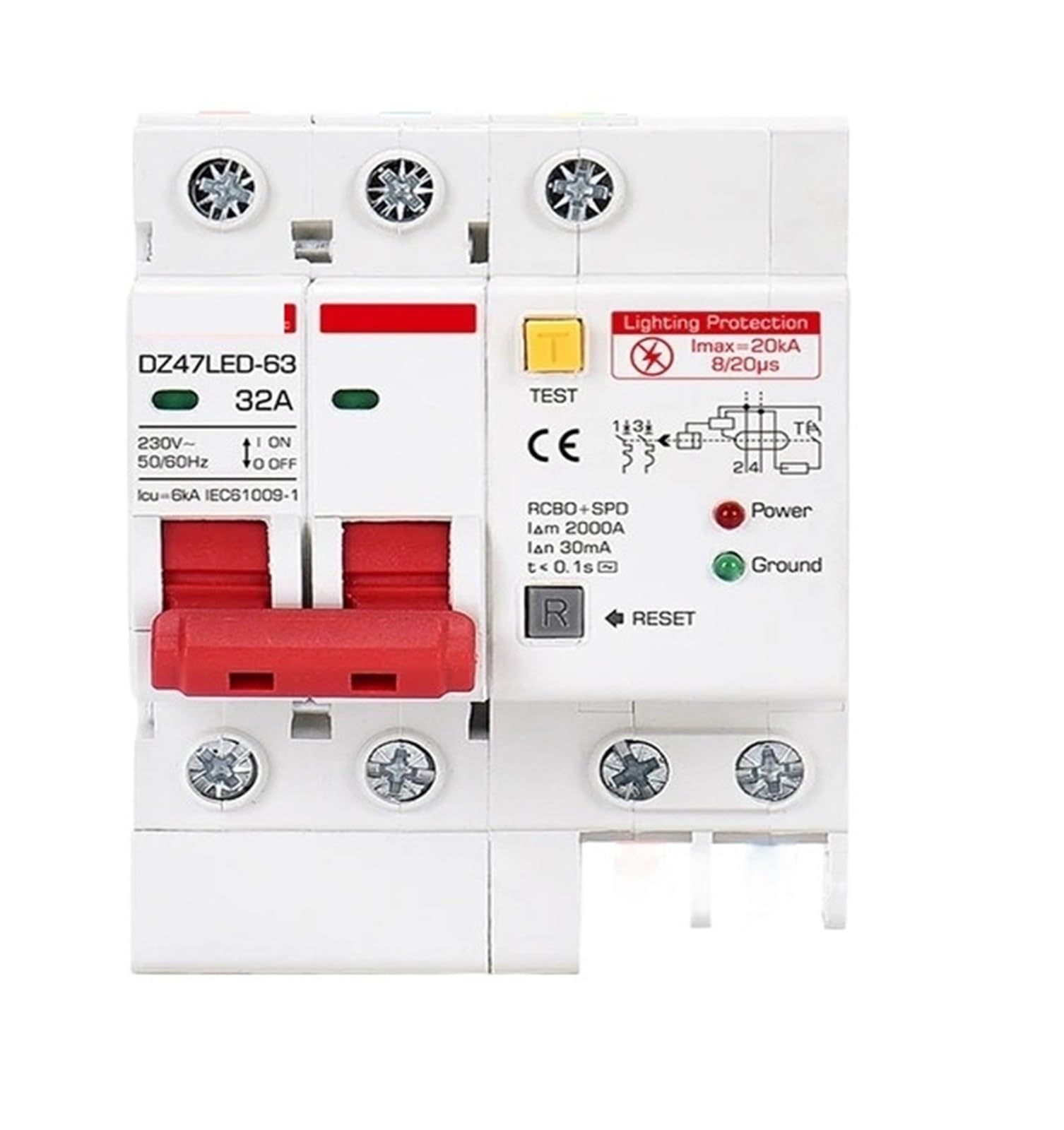 Disyuntor de corriente residual para proteger electrodomésticos de rayos 4