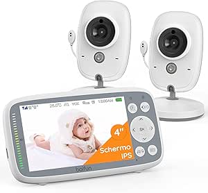 BOIFUN Baby Monitor Video with Camera, No Wi-Fi, 4 Inches IPS Screen with 5X Zoom, Easy to Use and Configure, Sound Detection, VOX Mode asin的图片