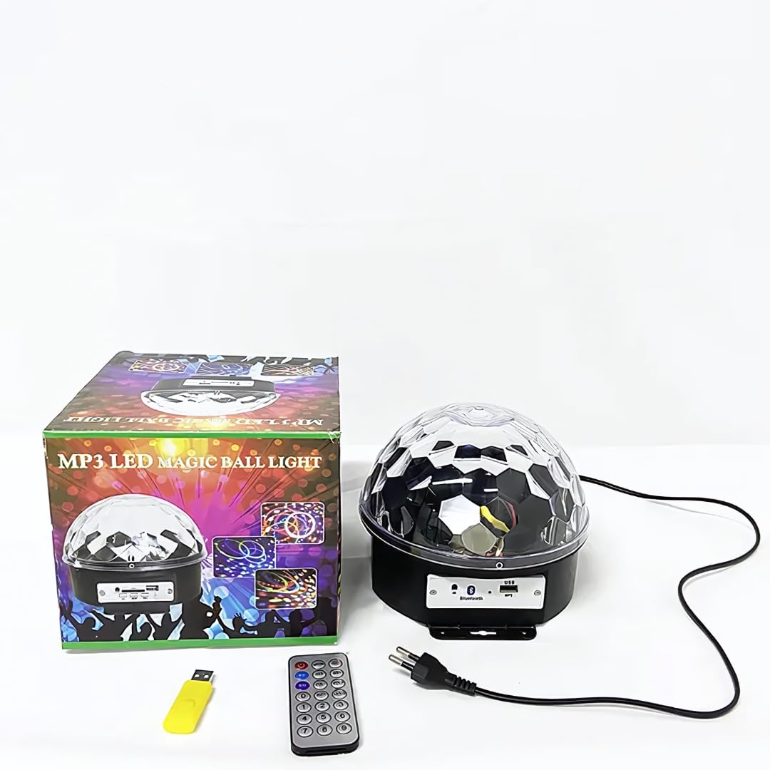 Maverick LED Party Disco Lights - MP3 Bluetooth Keyless Magic Ball, 6 Watt, RGB Colors Changeable, 480 Lumen, 50000 Hours-image-40